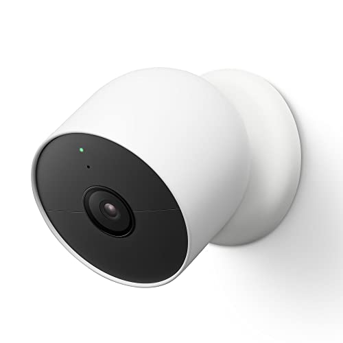 Google Nest Cam (Outdoor / Indoor, Battery) Security Camera, Smart Home WiFi Camera, Wireless, Snow