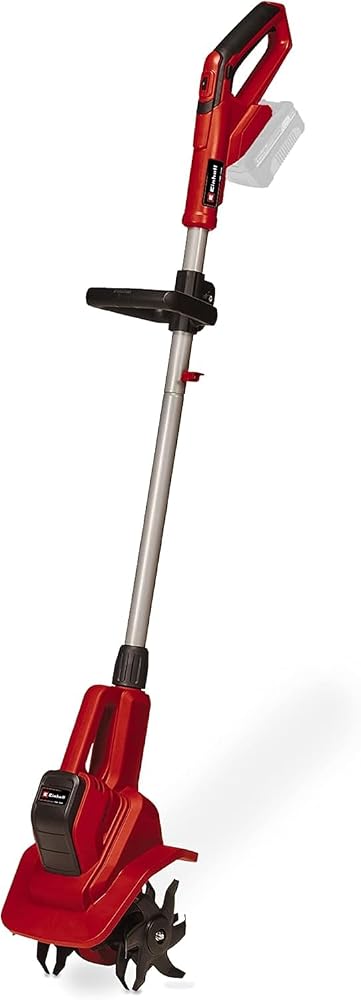 Einhell Cordless Garden Rotavator 18V Power X-Change, Powerful Soil Cultivator, 20cm Working Width, 15cm Working Depth, Without Battery GE-CR 18/20 Li E Solo