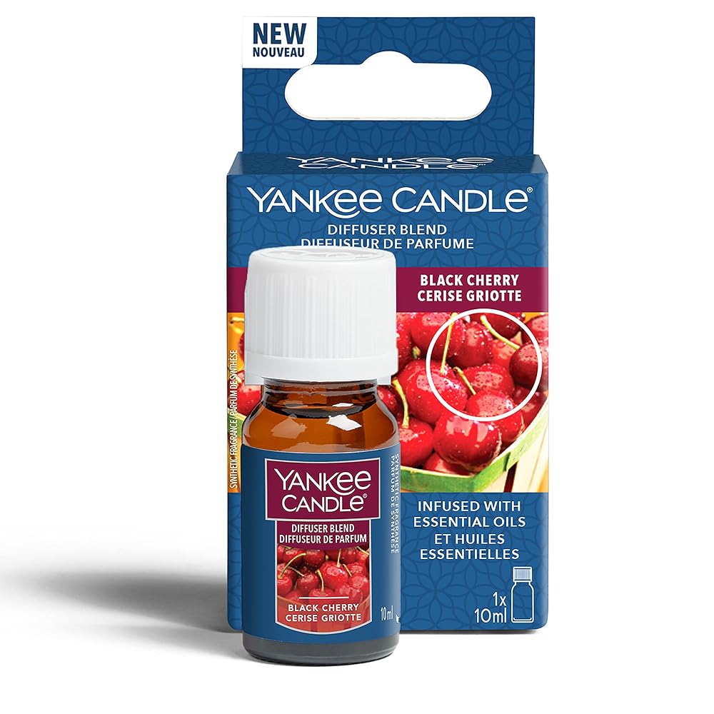 Yankee Candle Ultrasonic Aroma Diffuser Oil, Black Cherry