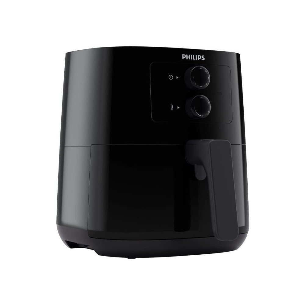 Philips Essential Airfryer 4.1 Litre, Oil-Free Deep Fryer, Rapid Air Technology, Black (HD9200/90)