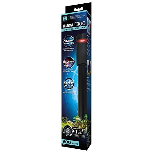 Fluval T300 Electronic Heater for Freshwater Aquariums up to 20 litres.