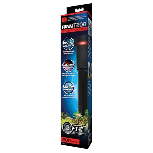 Fluval T200 Fully Electronic Heater for Freshwater Aquariums up to 65 Gal.