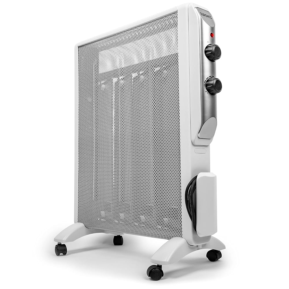 Duronic HV220 Electric Heater, Oil Free Micathermic Panel Radiator, 2000W