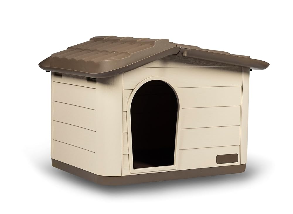 Rosewood Outdoor Cat, Dog and Rabbit House, Pet Kennel and Shelter, Brown