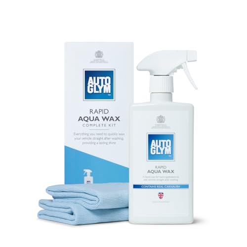 Autoglym Luxury Bodywork & Wheels Collection, 6-Piece Car Cleaning Kit, Car Cleaning Gift Set Includes Foaming Car Wash-500ml, Rapid Ceramic Spray-500ml, Fast Glass-500ml & More