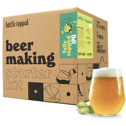 Fully Topped IPA Home Brew Starter Kit – Beer Making Kit to Brew 5L of Beer at Home