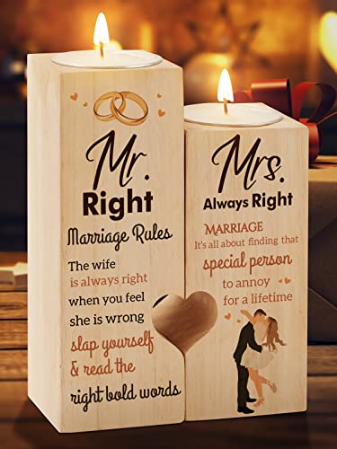 KAAYEE Heart Shaped Candle Holder, Wedding and Anniversary Gift