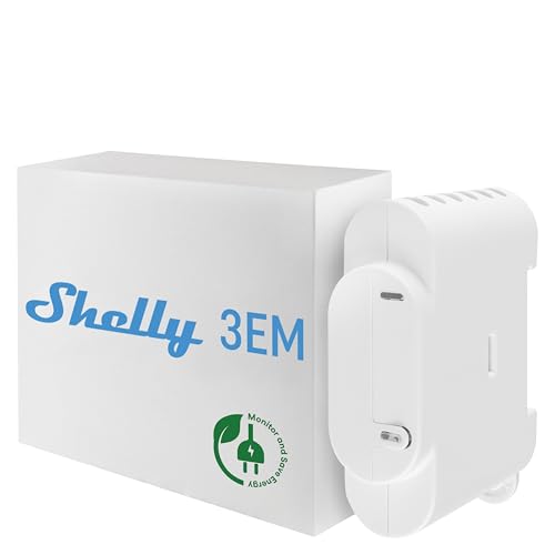 Shelly Plus Plug UK - Smart Wi-Fi Outlet with Power Metering, 13A, Max 3000W, Socket Remote Control, Electricity Usage, Custom Schedules & Timer, LED Indicator, Alexa, Google Home