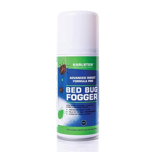 Karlsten Bed Bug Killer Fogger High Power Spray, Kills Nymphs & Bed Bugs with One Shot Protection, 150ml