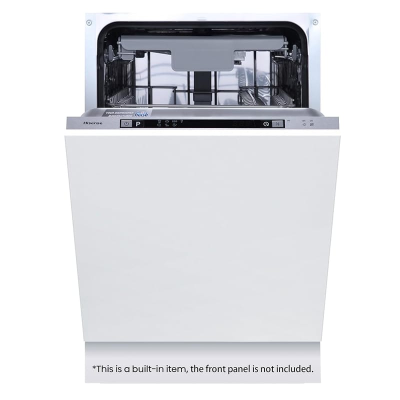 Hisense HV523E15UK Slimline Fully Integrated Dishwasher, 10 Place Settings, 30 Minute Quick Wash