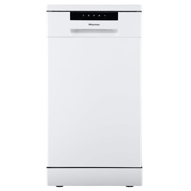 Hisense HS523E15WUK Slimline Dishwasher, 10 Place Settings, 30 Minute Quick Wash - White