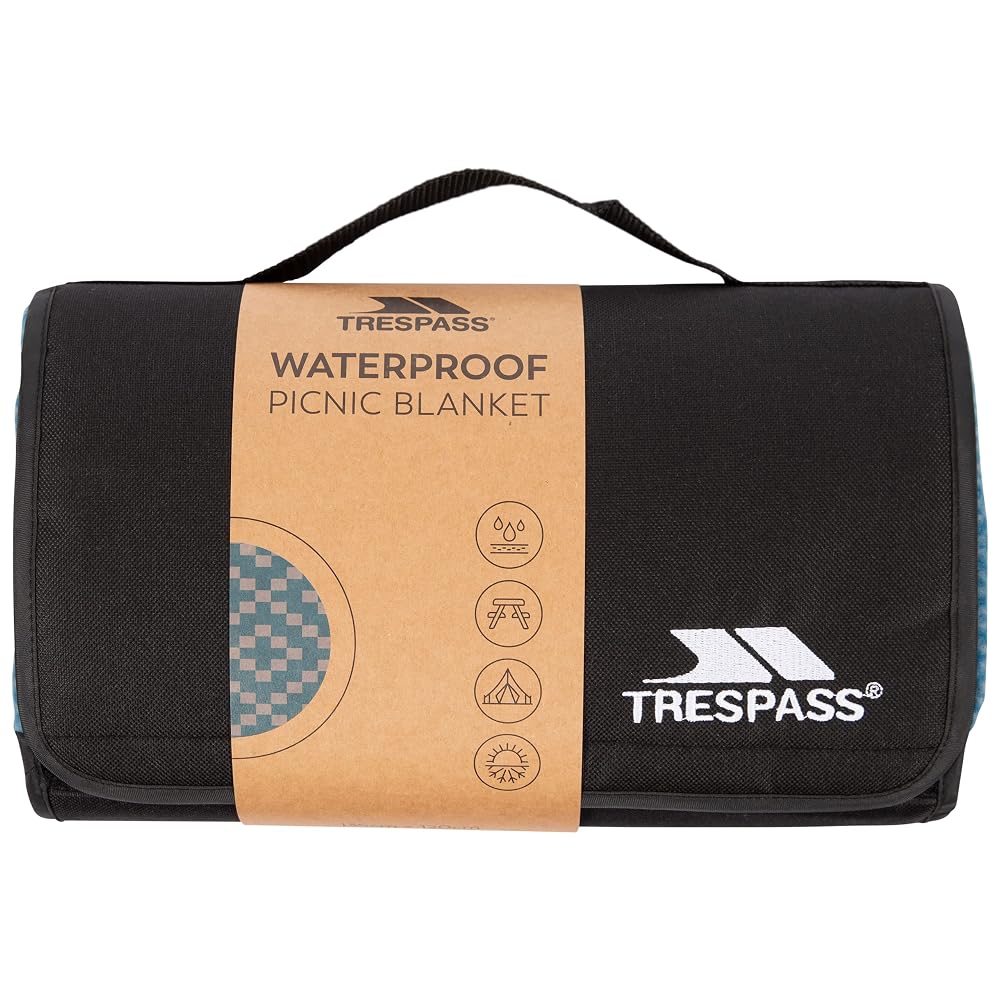 Trespass Waterproof Picnic Blanket Throw - 135cm x 120cm
