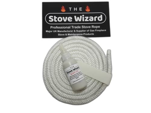 The Stove Wizard Stove Rope Kit 8mm x 2.5m White