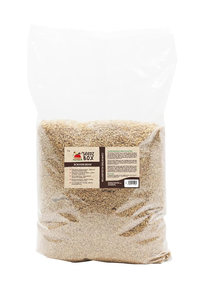 Compost Accelerator For Compost Bin 1kg - Bokashi Bran - Compost Activator - Microbes And Bran Accelerates Composting For Ideal Soil Improver