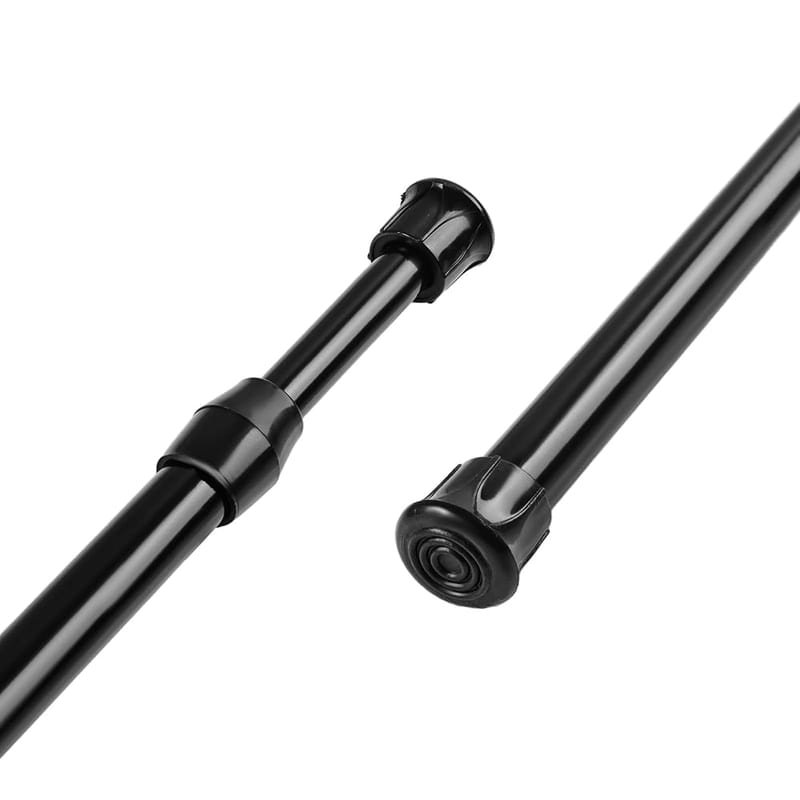 Extendable Curtain Pole Telescopic Curtain Rod Tension Pole, Length 55-90cm, Spring Tension Rod, Easy Fitting for Net Curtains and Voiles
