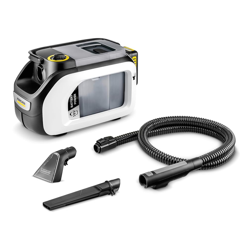 Kärcher SE 3-18 Compact Spray Extraction Cleaner (Battery), Cordless Carpet and Upholstery Cleaner
