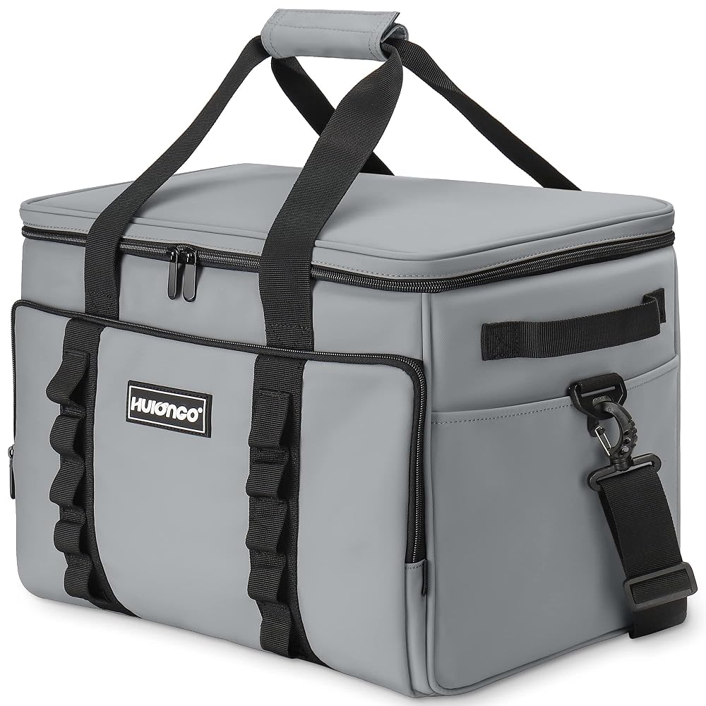 Hulongo Cool Bag Large Insulated Cooler Bag, Waterproof Cool Box | Picnic Thermal Bag, For Camping, Travel, Grocery Shopping & Fishing
