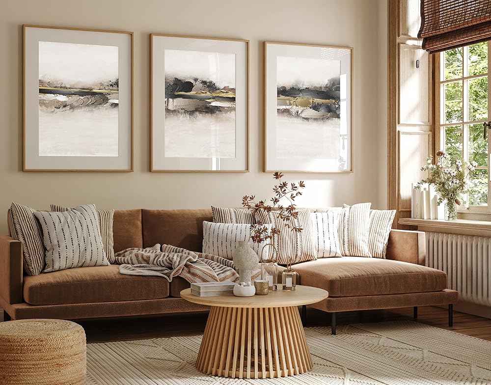 Generic Set of 3 Modern Abstract Wall Art Prints (A3)