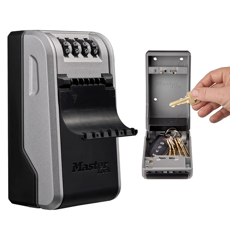 Master Lock 5481EURD Key Safe, Innovative Design, Large Capacity, High Security