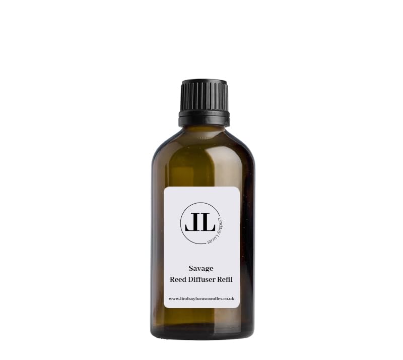 High-Quality Aromatherapy Reed Diffuser Refills - Available in 80 Scents and 4 Sizes (Savage (Dupe), 200ml)