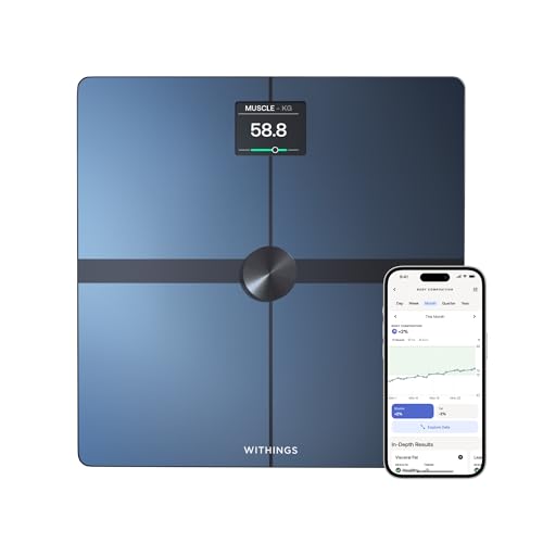 Withings Body Smart Scale, Black, Wi-Fi and Bluetooth Body Composition Scale