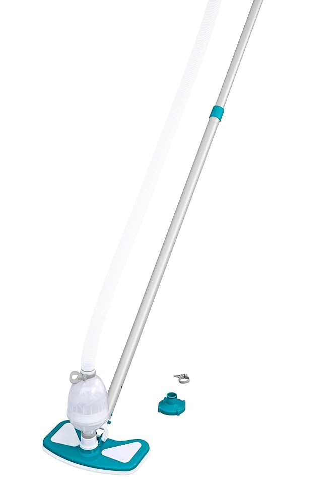 Bestway Aqua Clean Pool Maintenance Kit with Vacuum and Skimmer, 2 in 1 Pool Cleaning Kit