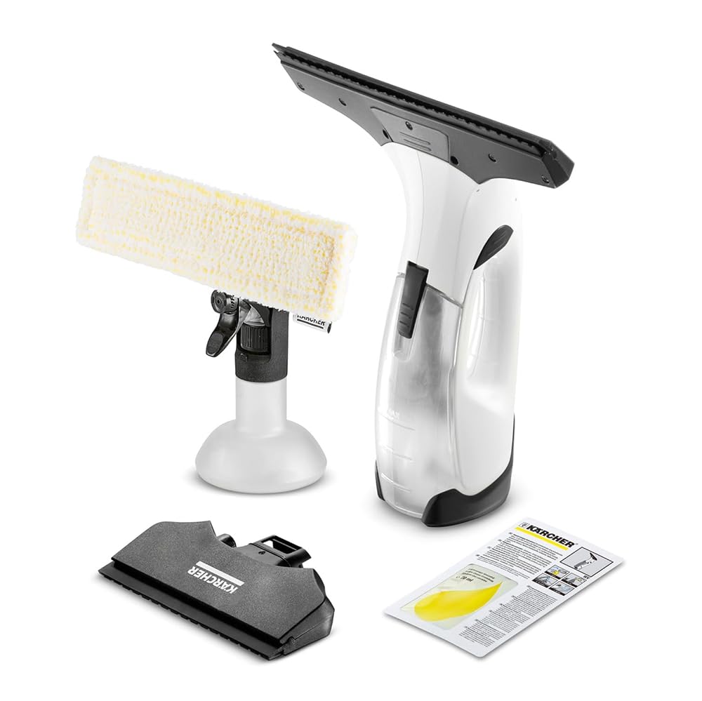 Kärcher Window Vac WV 2 Plus N, Battery Running Time 35 min, LED Display, 2 Suction Nozzles