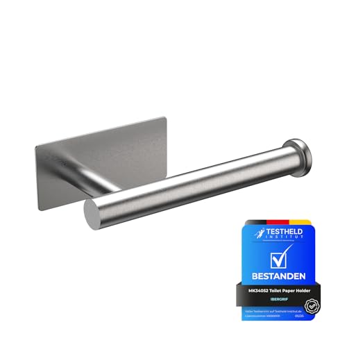 Ibergrif Silver Chrome Wall Mounted Toilet Roll Holder