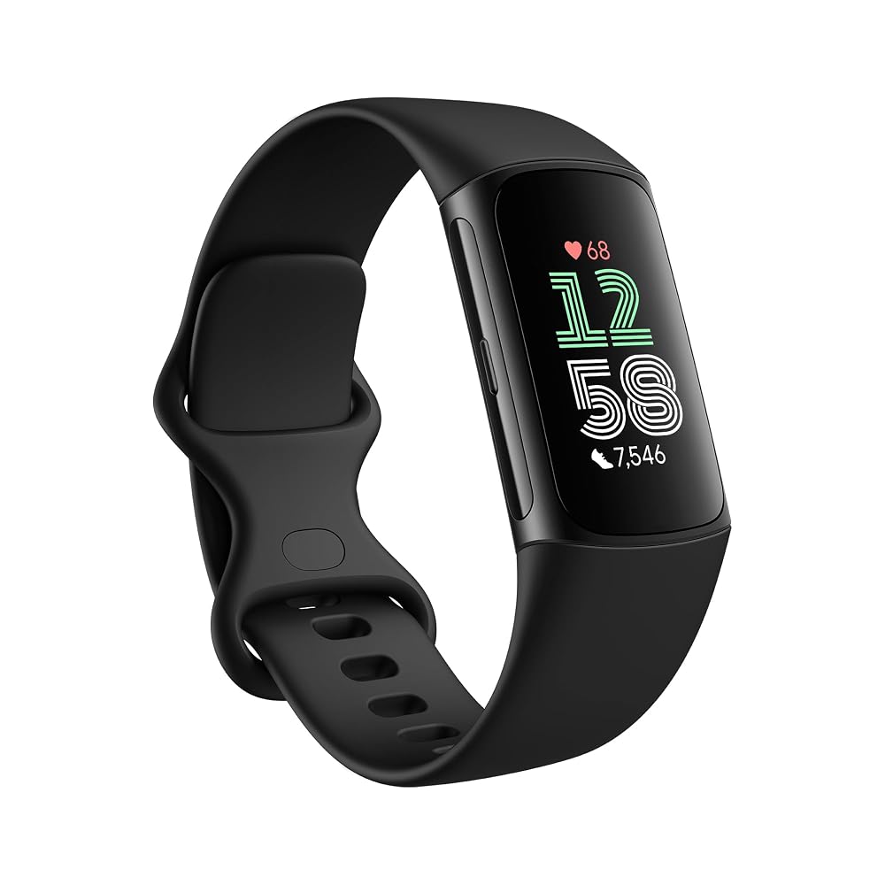 Google Fitbit Charge 6 Activity Tracker with Heart Rate, GPS and Google Apps