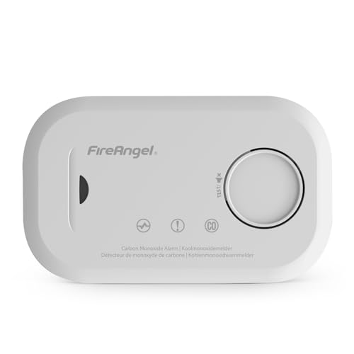 FireAngel FA6813 Portable Carbon Monoxide Detector/Alarm, 10 Year CO Alarm