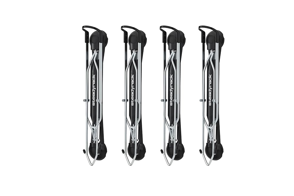 Steadyrack Bike Racks - Fender Rack - Wall Mounted Bike Rack Storage Solution for Your Home, Garage, or Bike Park - 4 Pack