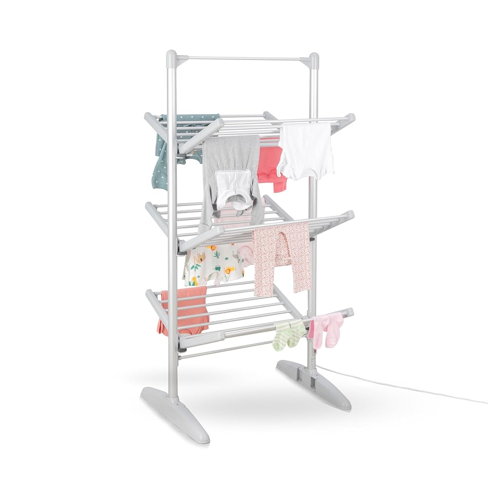 Minky SureDRI 3 Tier Heated Clothes Airer, 21m Drying Space and 18Kg Capacity