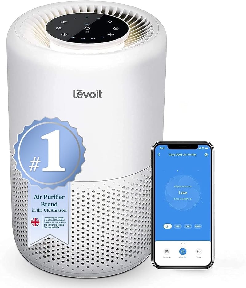 Levoit Smart HEPA Air Purifier for Bedroom Home, Core 200S