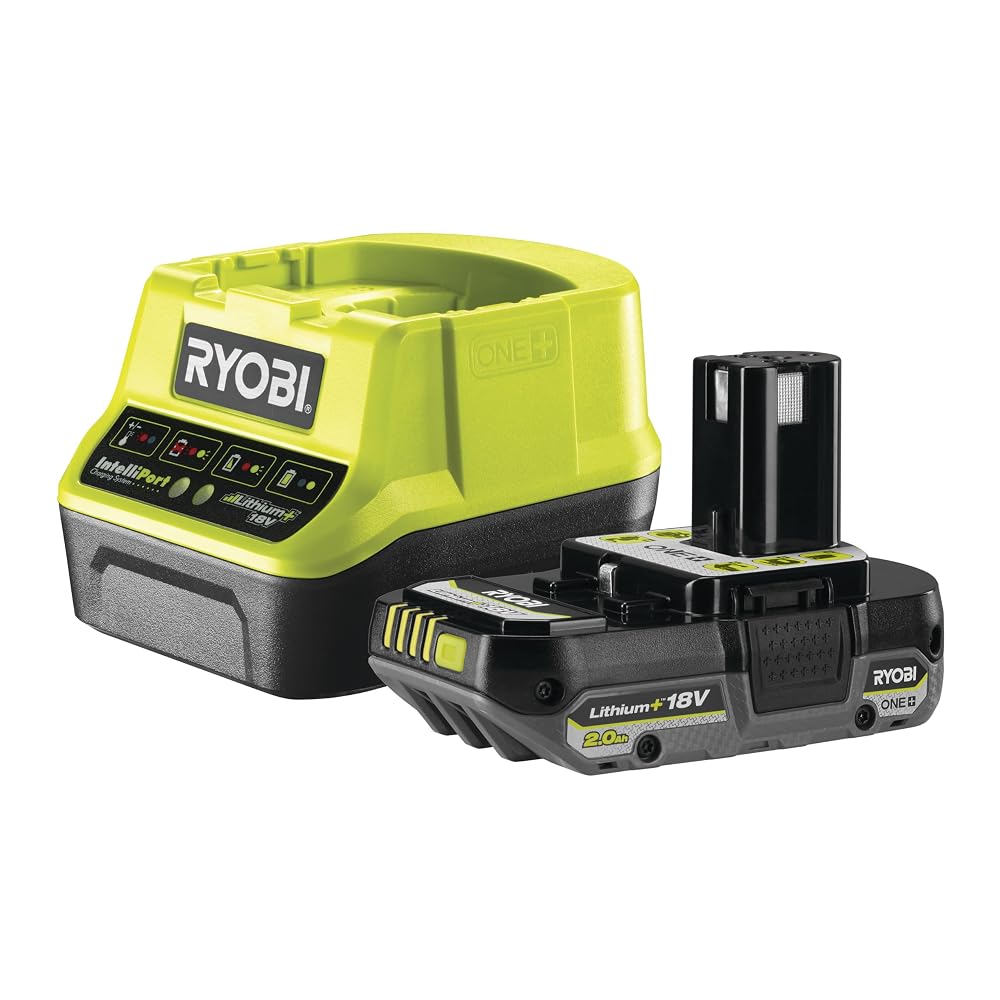RYOBI RC18120-1C20 18V ONE+ 1 x 2.0Ah Battery & 2.0A Charger Kit