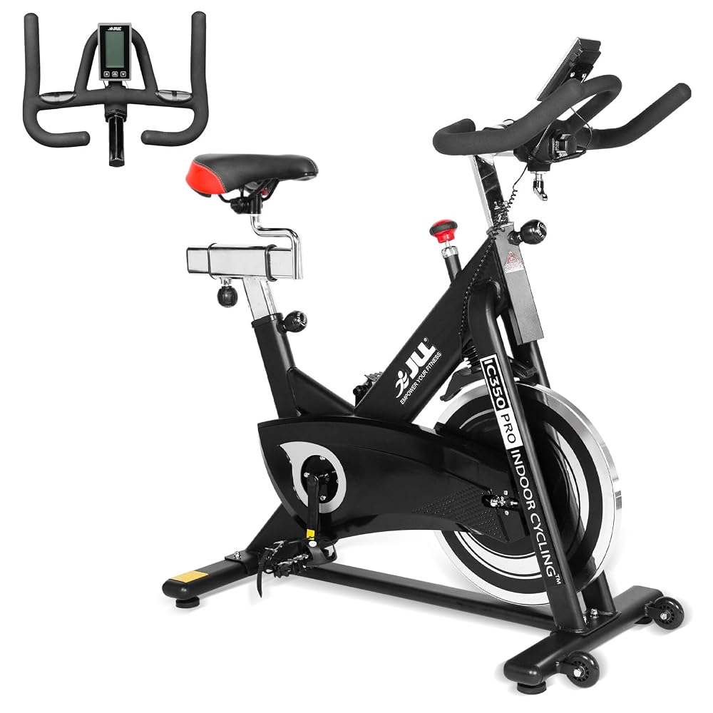 JLL IC350 PRO Indoor Exercise Bike, Direct Belt Driven, Advanced Flywheel