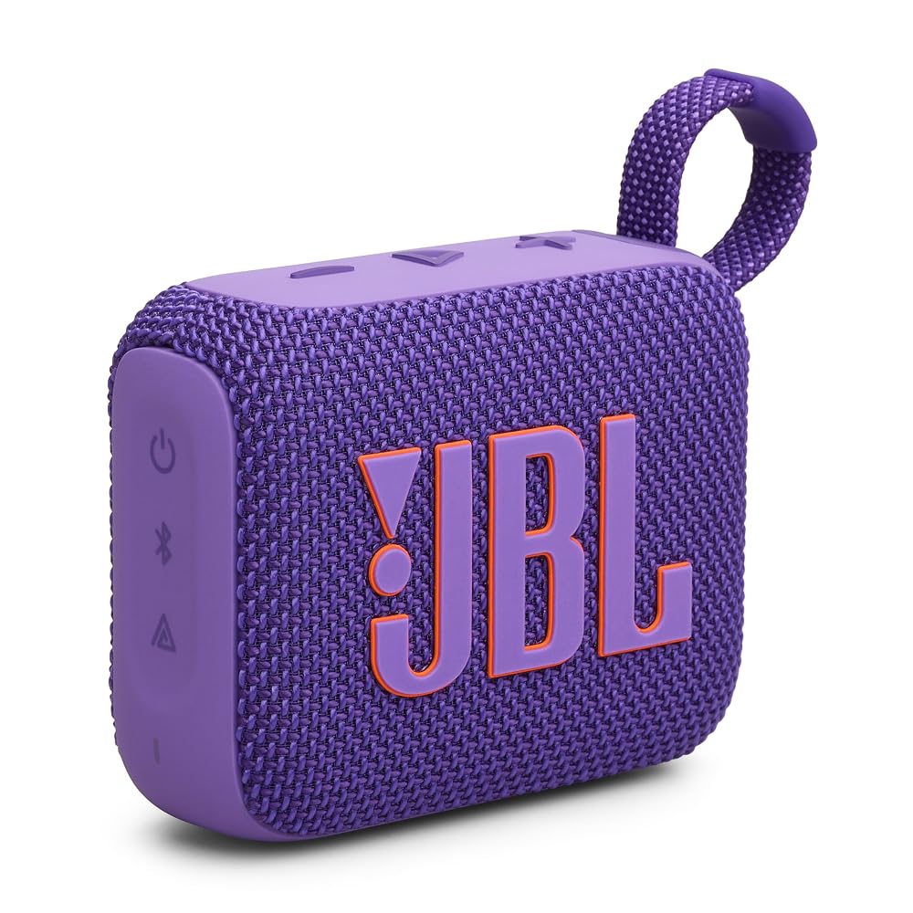 JBL GO 4 Ultra-Portable Bluetooth Speaker with Big JBL Pro Sound and Punchy Bass, PlaytimeBoost, Waterproof Design and 7-Hour Playtime