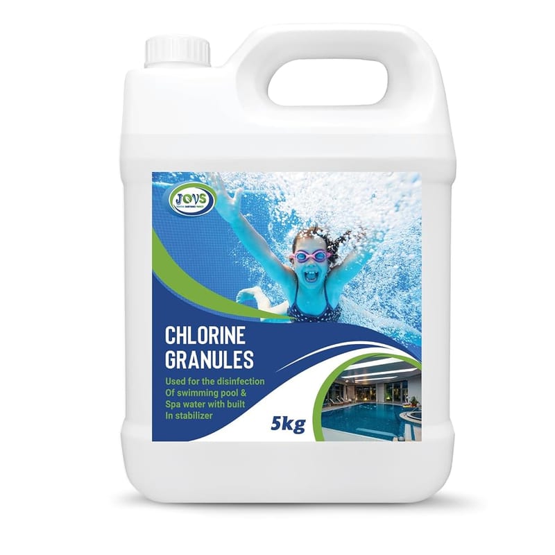 JOVS Stabilized Chlorine Granules 5kg for Swimming Pools and Hot Tubs