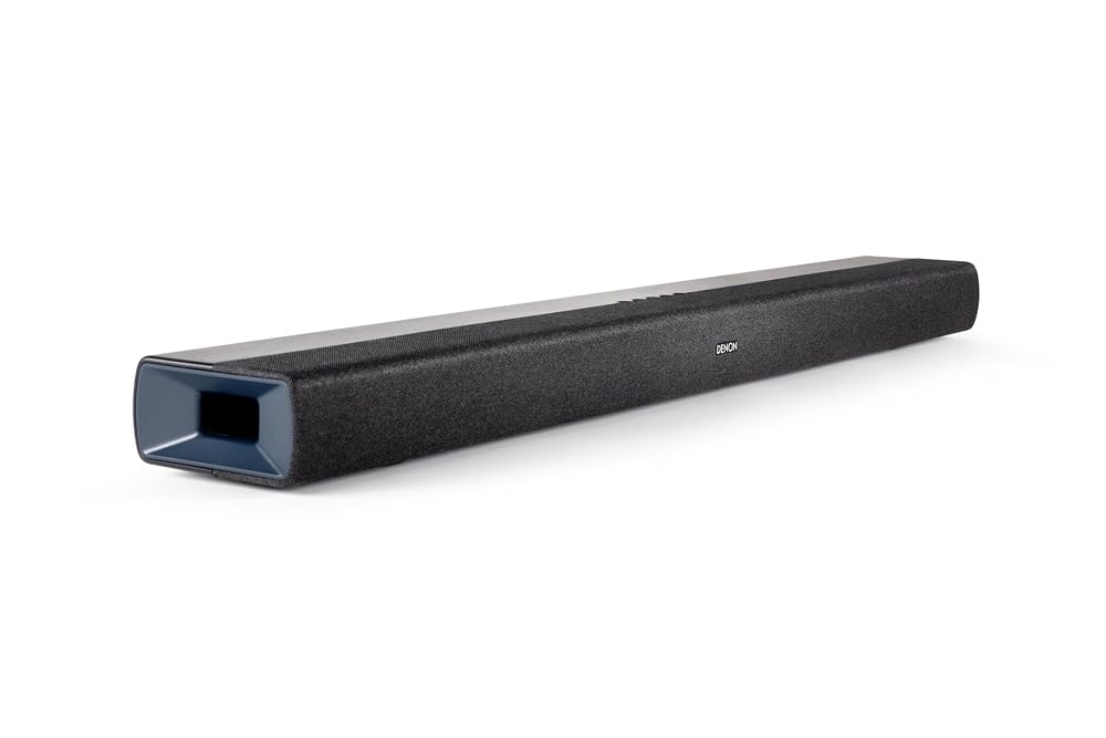 Denon Dolby Atmos Soundbar for TV DHT-S218 with Built-in Down-firing Subwoofers, Dialogue Enhancer, 4K HDMI eARC, and Bluetooth