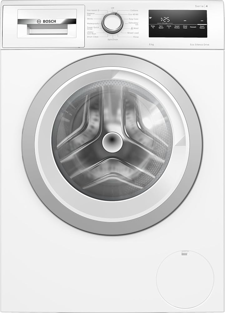 Bosch WAN28258GB Serie 4 Free-Standing Washing Machine, 8kg, 1400rpm, Iron Assist - White