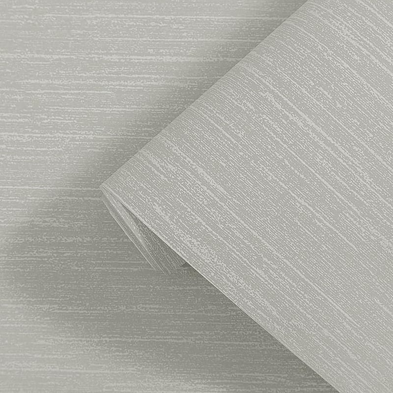 Trafagala Light Grey Mix Plain Thick Textured Wallpaper Free Grey No Match Shabby Chic Striped Wallpaper Paintable Wallpapers for Adults Kids Bedroom Living Room Hallway Stairs Lounge