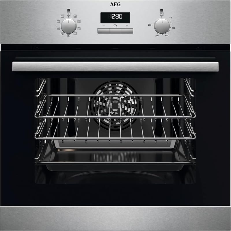 AEG BSX23101XM Built-in Electric Single Oven, 65L, Energy Class A