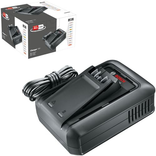 Bosch AL 18V-44 Fast Charger for 18V Batteries (Charging Time for 2.0/2.5/4.0/6.0 Ah : 34/44/59/87 min, Wall Mount)