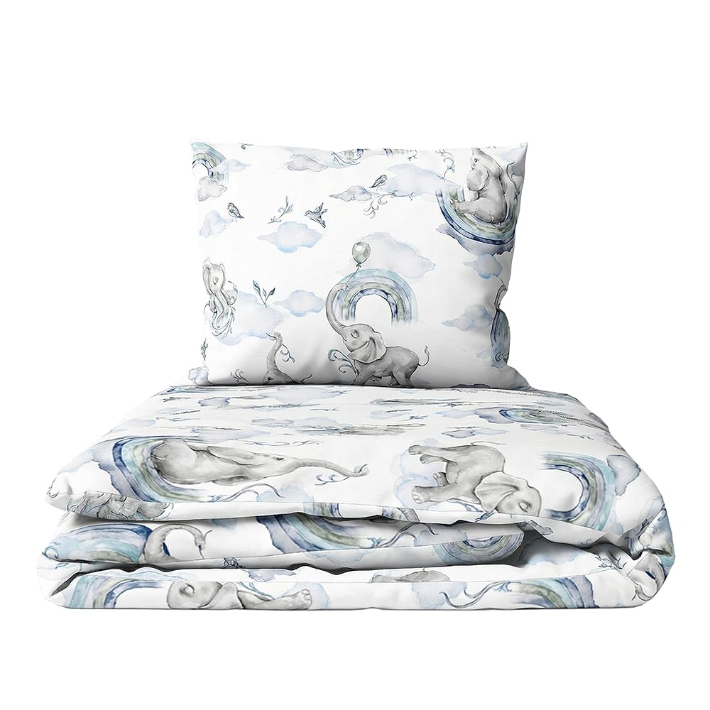 Baby Comfort 2-Piece Toddler Duvet and Pillow Set, 120 x 90cm