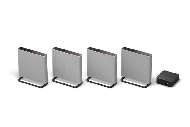 Sony BRAVIA Theatre Quad – Dolby Atmos, Home Theatre 4 Speaker System, DTS:X, Wi-Fi, Bluetooth, 360 Spatial Sound Mapping, Hi-Res Audio, Grey, HT-A9M2