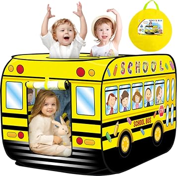 Toys for 3-8 Year Old Boys Pop Up Truck Car Tent Kids Play Tent | Playhouse for Kids, Toddler Garden Toys Gifts for 3 4 5 6 7 8 Year Old Boys Foldable Play Tents Set Outdoor Indoor
