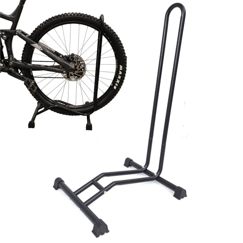 Taylor & Brown Bike Floor Stand Freestanding Upright Bicycle Parking Storage Rack Space Saver Suitable for Mountain Bike, Road Bike with Wheel Diameter Max 29 Inches