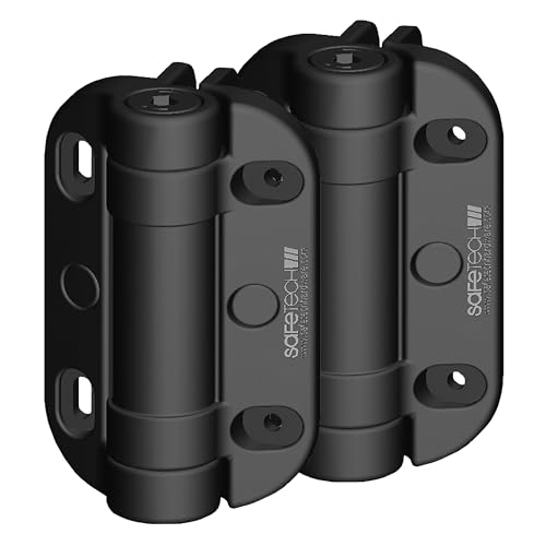 Safetech Hardware Heavy Duty Self-Closing Gate Hinges Adjustable Tension