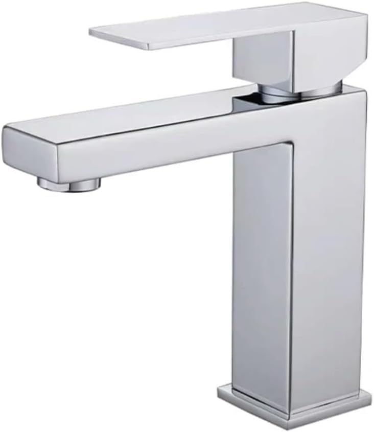 Soft Collection Venice Bathroom Basin Mixer Tap, Hot & Cold Controls, Chrome