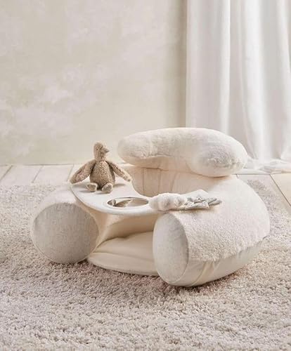 Mamas & Papas Welcome to the World Ducking Sit & Play Baby Floor Seat, Cream (from +6month Until Sitting unaided)