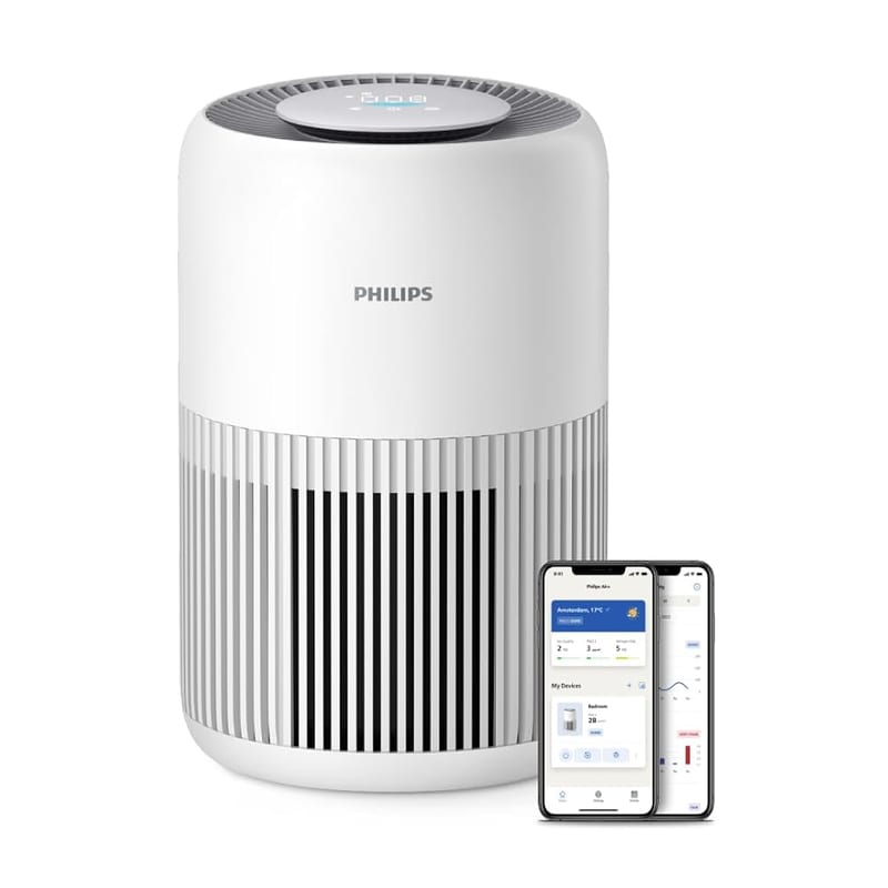 Philips Air Purifier 900 Series, HEPA NanoProtect + Active Carbon, 65m2, CADR 250m3/h, Intelligent, Quiet and Energy Efficient Purifier for Allergy Sufferers (AC0950/10)